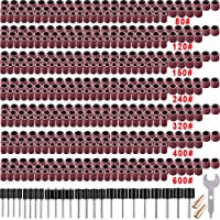 SIQUK 531 Piezas Tambores de Lijado Kit para Dremel Herramienta Rotatoria- con 504 Piezas Tambores de Lijado- 24 Piezas…